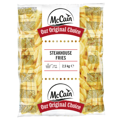 Potato sticks Steak Frites 9-18mm McCain, 2.5 kg